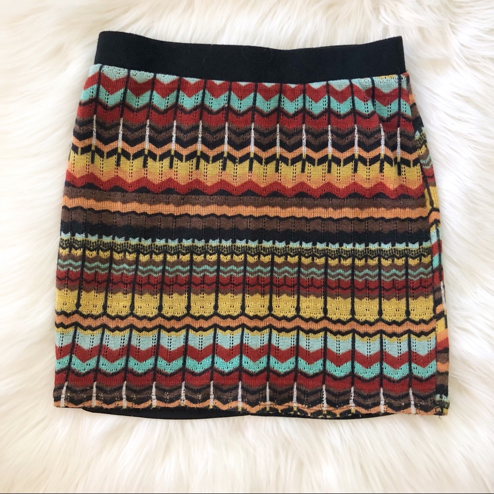 Vintage Style Knit Skirt